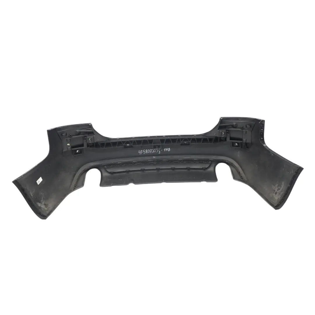 Audi A6 C6 Rear Bumper S Line Trim Panel Covering Phantom Black - Z9Y - SKU 4F5807303G-PHB - Part number 4F5807303G