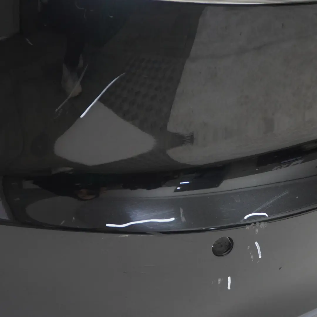 Audi A6 C6 Rear Bumper S Line Trim Panel Covering Phantom Black - Z9Y - SKU 4F5807303G-PHB - Part number 4F5807303G