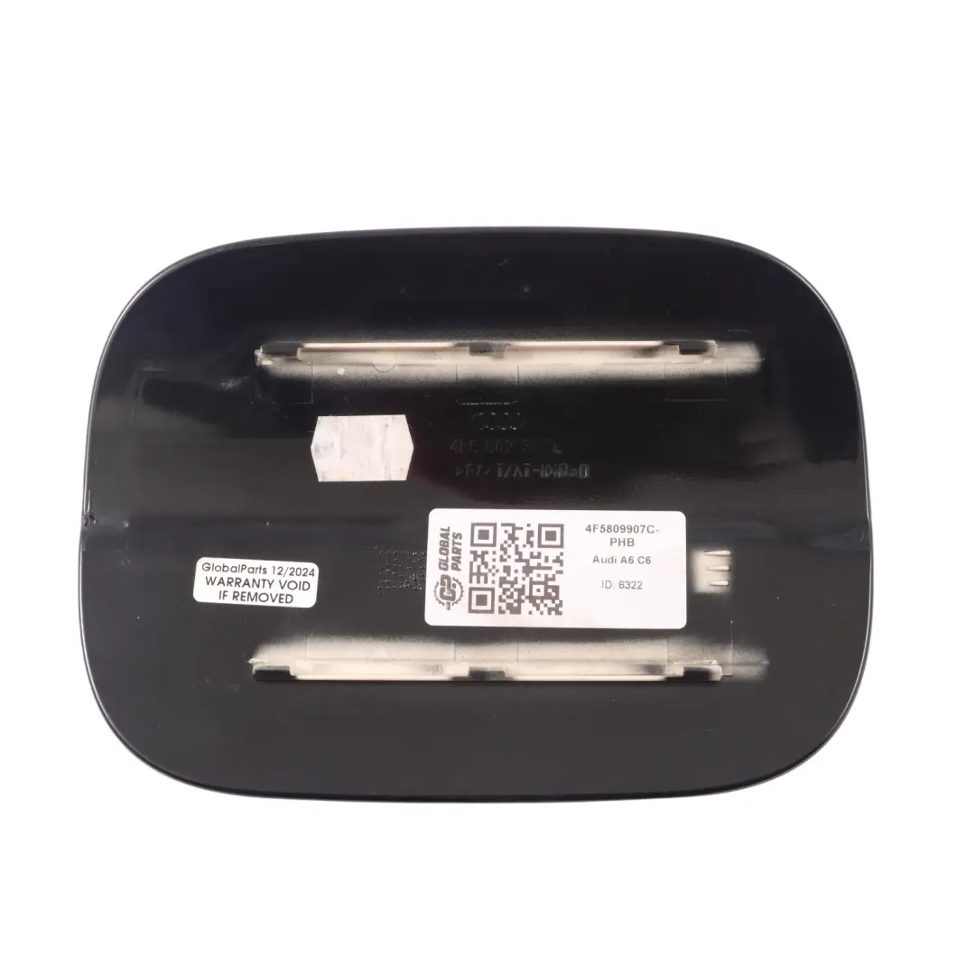 Audi A6 C6 Pokrywa Klapka Wlewu Paliwa Czarna Phantom Black - Z9Y - SKU 4F5809907C-PHB - Numer Części 4F5809907C-PHB