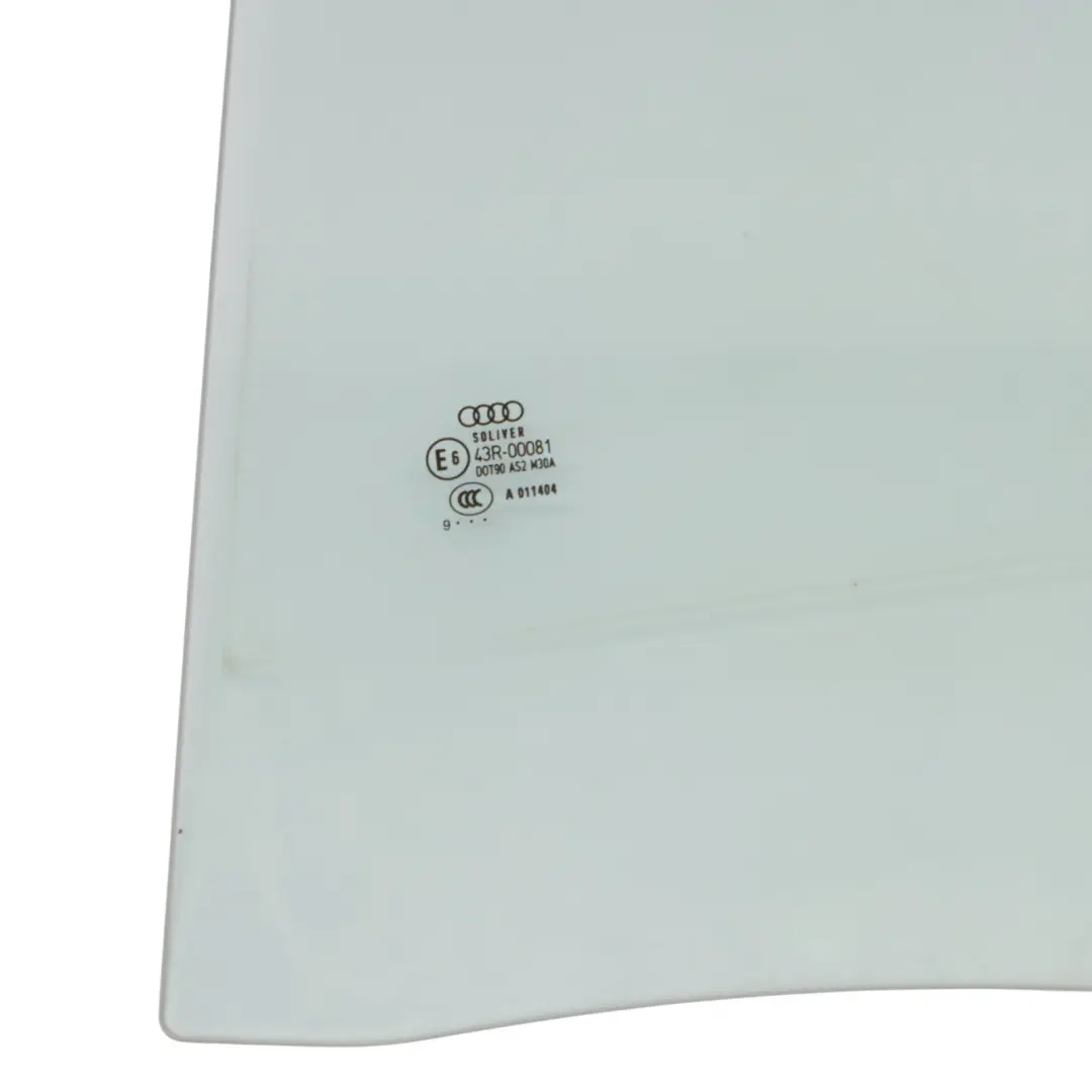 Side Window Glass AS2 Glazing Green Left N/S Audi A6 C6 Rear - SKU 4F5845205 - Part number 4F5845205