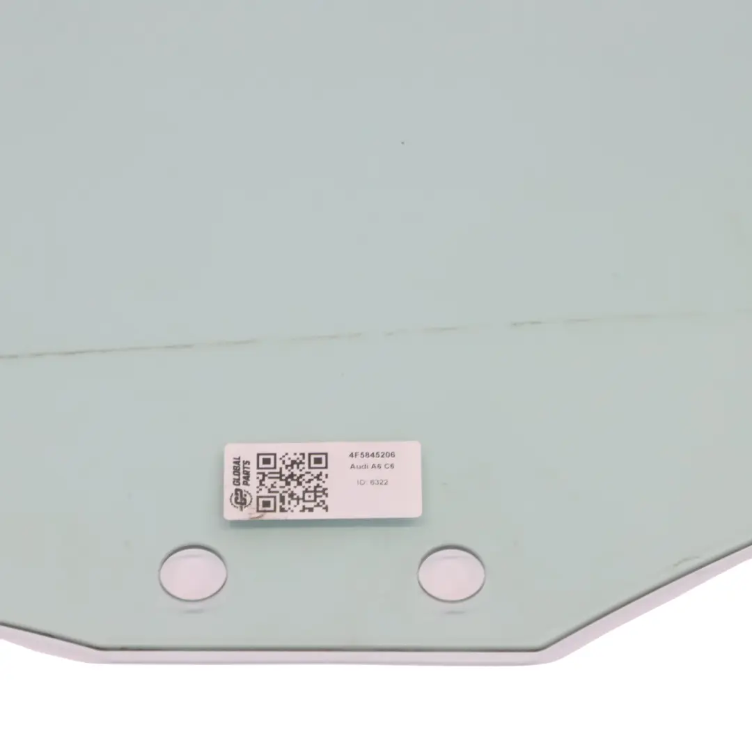 Audi A6 C6 Vitre Latérale Arrière AS2 Vitrage Vert Droit - SKU 4F5845206 - Numéro de pièce 4F5845206