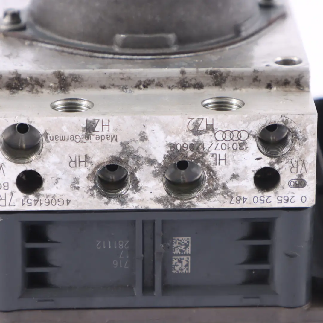 Modulateur de l'unité de contrôle de la pompe ABS pour Audi A6 C7 à propos du numéro de pièce 4G0907379H Audi A6 C7 Modulateur de l'unité de contrôle de la pompe ABS - SKU 4G0907379H - Numéro de pièce 4G0907379H