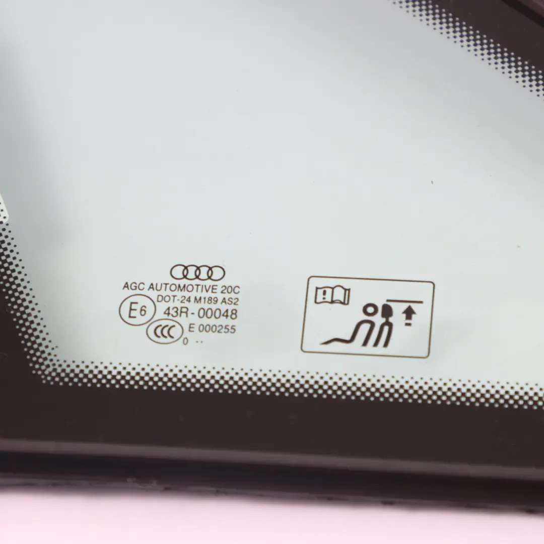 Audi A6 C7 Rear Side Window Glass Quarter Triangle Left N/S AS2 - SKU 4G5845299H-1 - Part number 4G5845299H