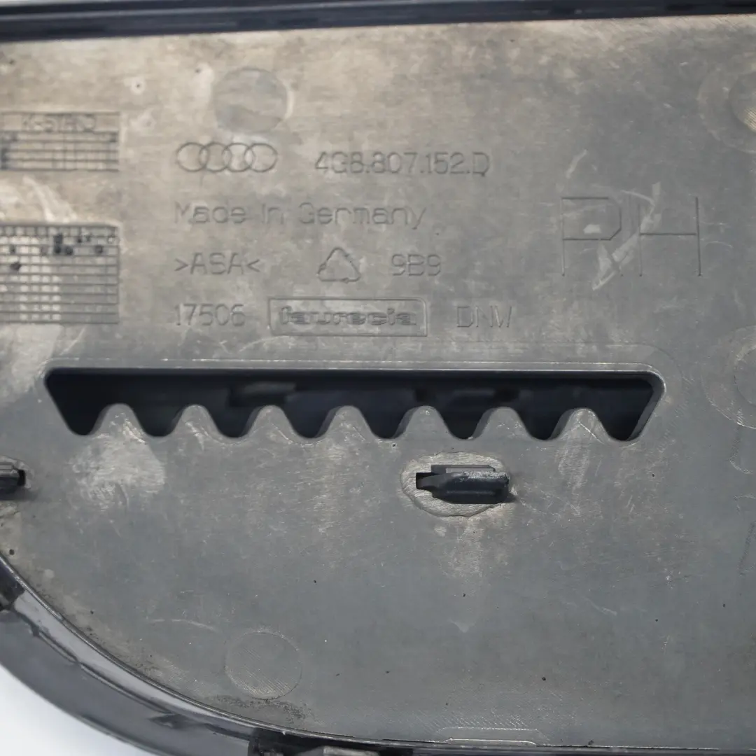 Audi A7 Sportback 4G Front Bumper Trim Grille Right O/S Cover Black - SKU 4G8807152D - Part number 4G8807152D
