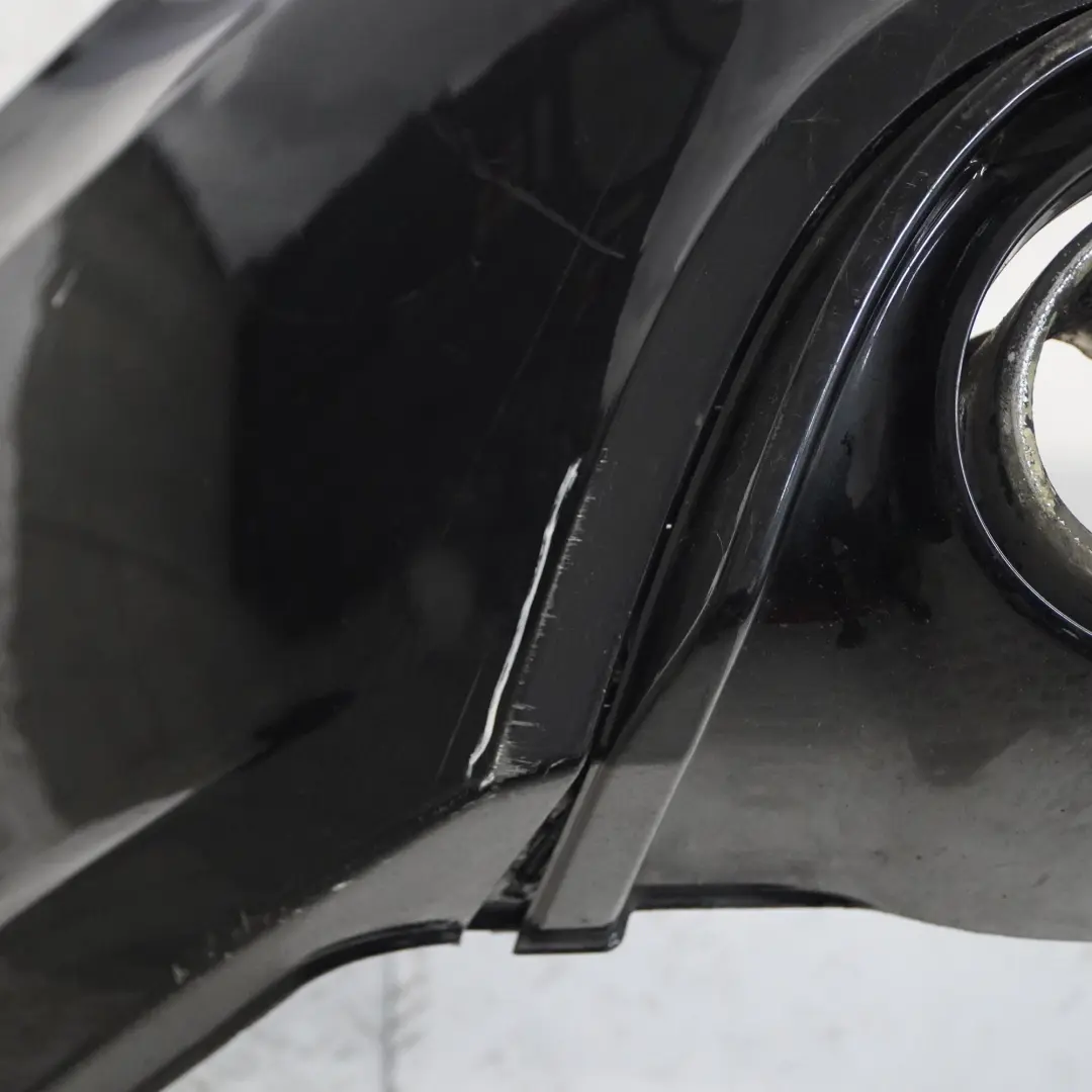 Bumper Trim Panel Covering Phantom Black - Z9Y to Audi RS6 C7 Rear with Part number 4G9807067J Audi RS6 C7 Rear Bumper Trim Panel Covering Phantom Black - Z9Y - SKU 4G9807067J-PHB - Part number 4G9807067J