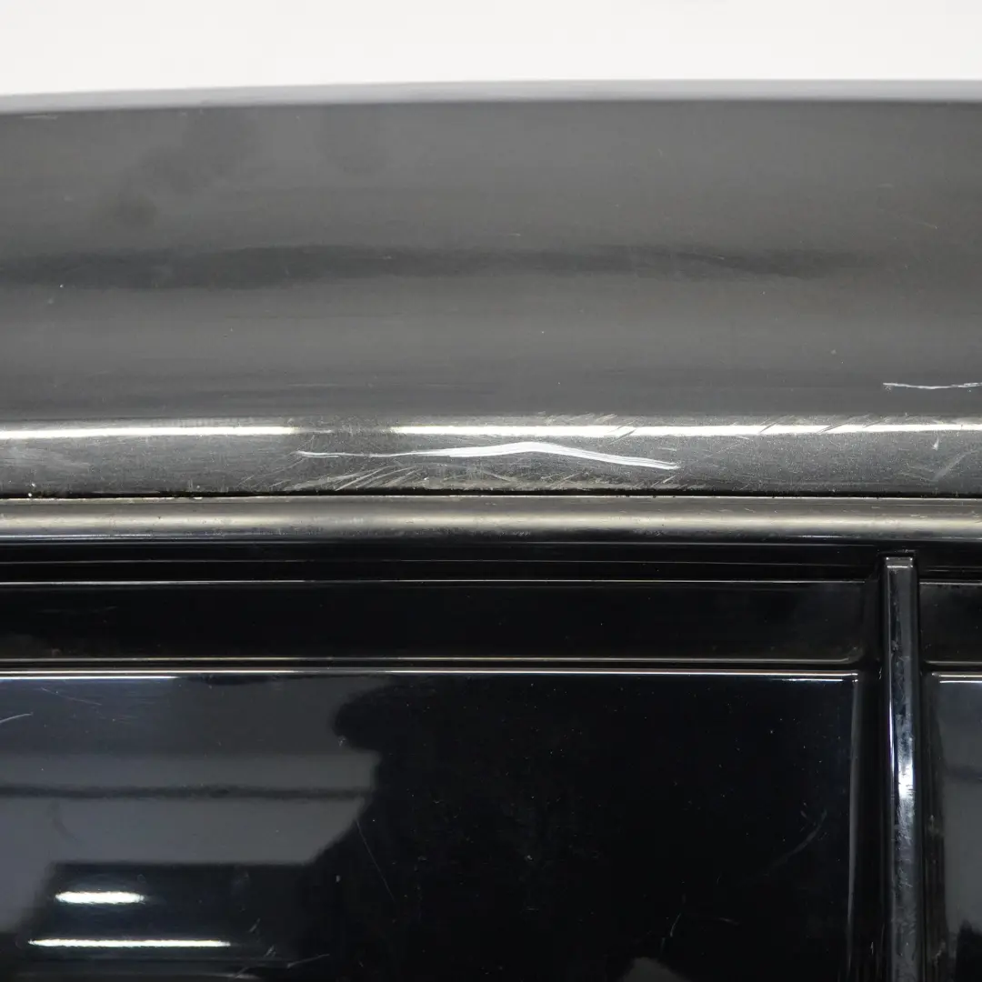 Bumper Trim Panel Covering Phantom Black - Z9Y to Audi RS6 C7 Rear with Part number 4G9807067J Audi RS6 C7 Rear Bumper Trim Panel Covering Phantom Black - Z9Y - SKU 4G9807067J-PHB - Part number 4G9807067J