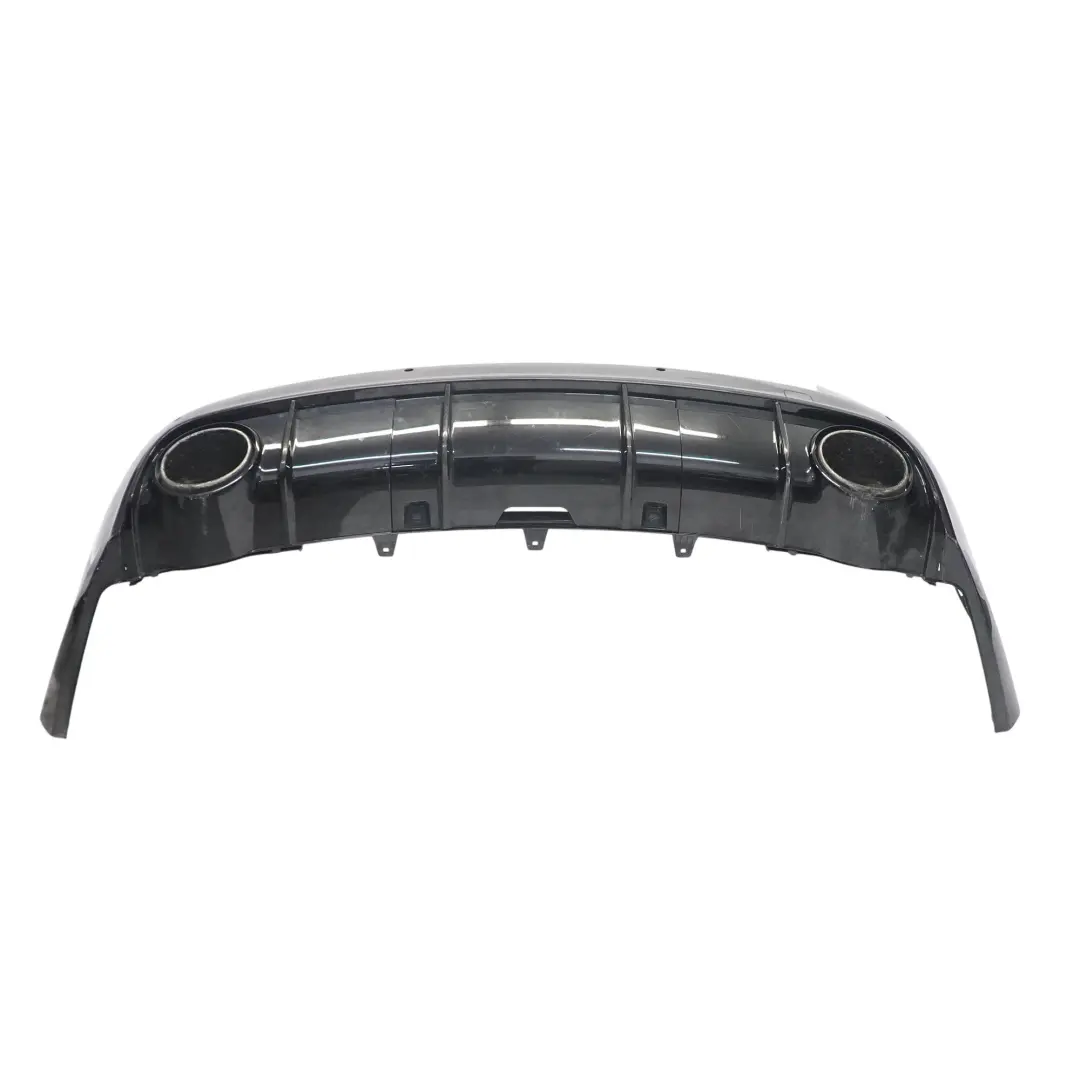 Bumper Trim Panel Covering Phantom Black - Z9Y to Audi RS6 C7 Rear with Part number 4G9807067J Audi RS6 C7 Rear Bumper Trim Panel Covering Phantom Black - Z9Y - SKU 4G9807067J-PHB - Part number 4G9807067J