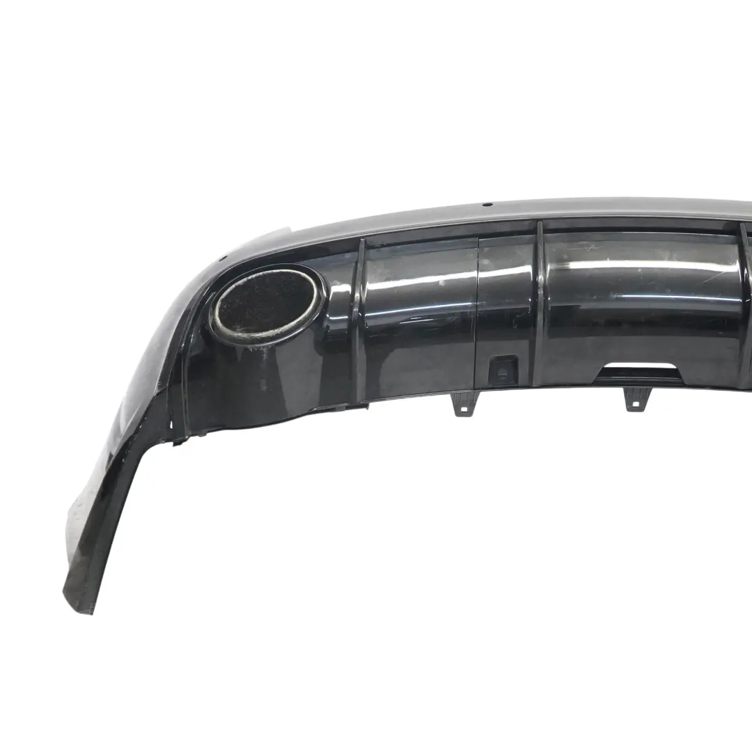 Bumper Trim Panel Covering Phantom Black - Z9Y to Audi RS6 C7 Rear with Part number 4G9807067J Audi RS6 C7 Rear Bumper Trim Panel Covering Phantom Black - Z9Y - SKU 4G9807067J-PHB - Part number 4G9807067J