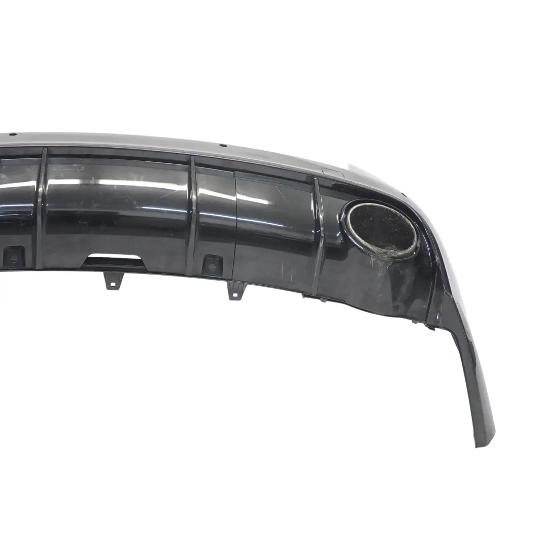 Bumper Trim Panel Covering Phantom Black - Z9Y to Audi RS6 C7 Rear with Part number 4G9807067J Audi RS6 C7 Rear Bumper Trim Panel Covering Phantom Black - Z9Y - SKU 4G9807067J-PHB - Part number 4G9807067J