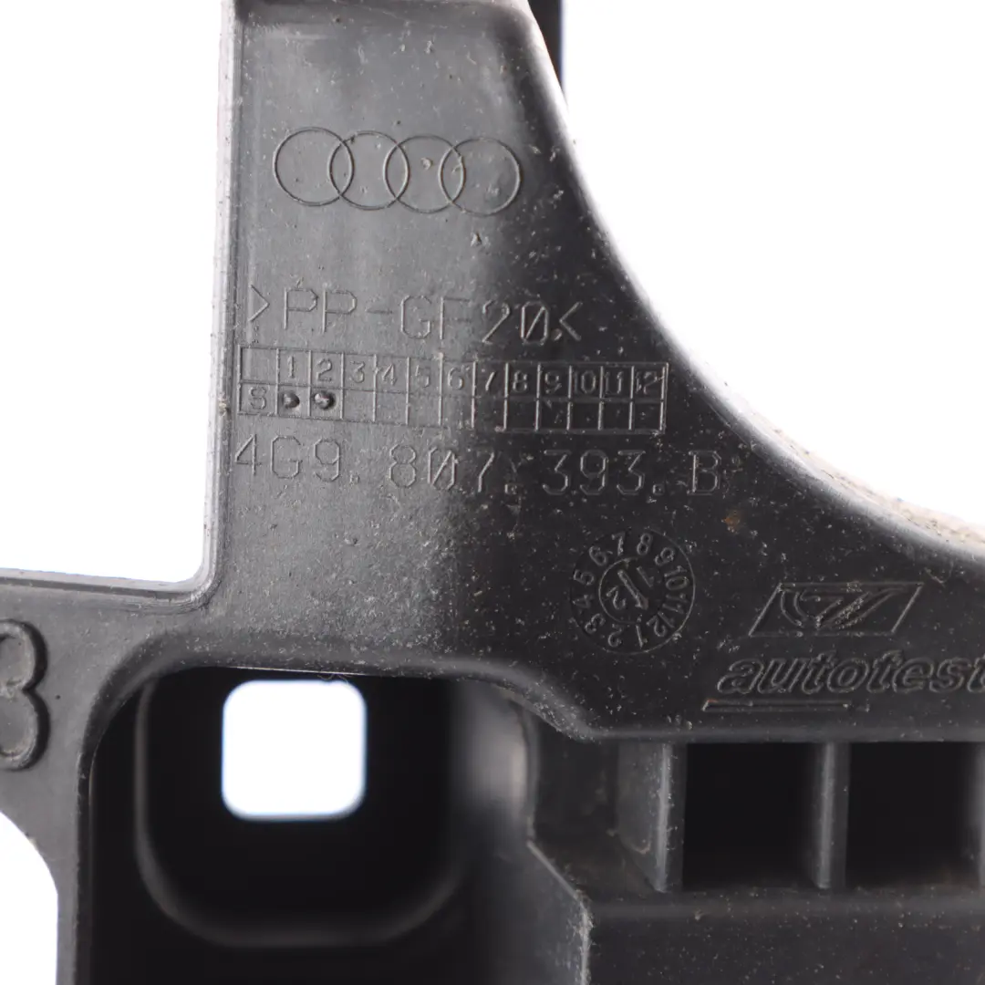 Bumper Bracket Guide Mount Left N/S to Audi RS6 C7 Rear with Part number 4G9807393B Audi RS6 C7 Rear Bumper Bracket Guide Mount Left N/S - SKU 4G9807393B - Part number 4G9807393B