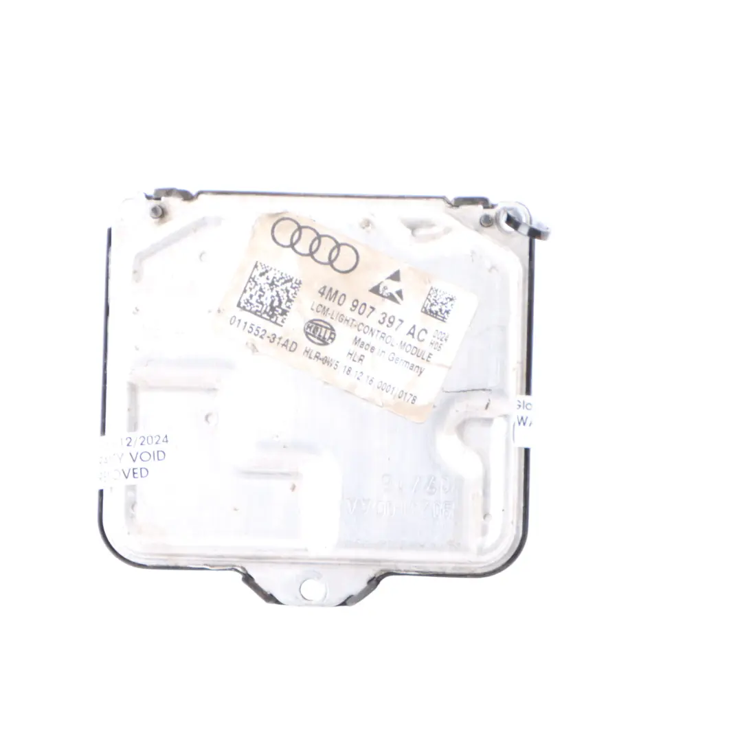 4M LED Headlight Control Module Left Right N/O/S 4M0907397AC Audi A4 B9 Q7 - SKU 4M0907397AD - Part number 4M0907397AD
