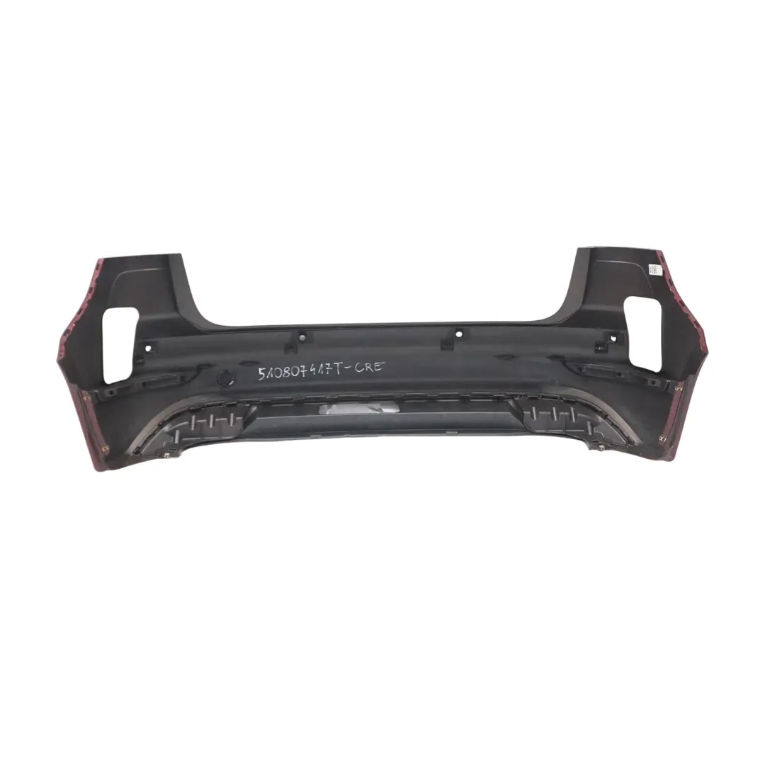Bumper Rear Trim Panel Cover Cranberry Red Metallic - A3R to Volkswagen VW Golf SV with Part number 510807417T Volkswagen VW Golf SV Bumper Rear Trim Panel Cover Cranberry Red Metallic - A3R - SKU 510807417T-CRE - Part number 510807417T