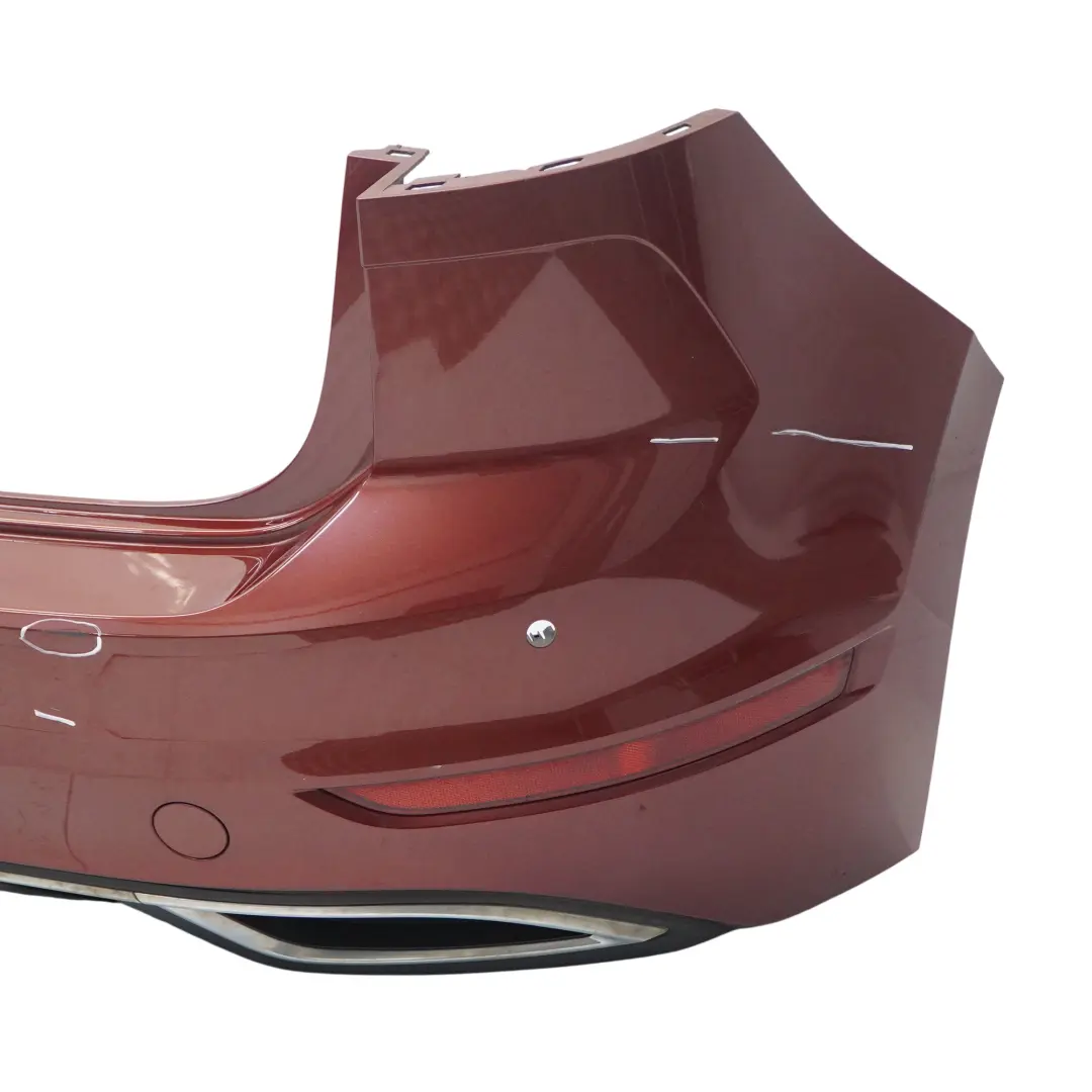 Volkswagen VW Golf SV Bumper Rear Trim Panel Cover Cranberry Red Metallic - A3R - SKU 510807417T-CRE - Part number 510807417T