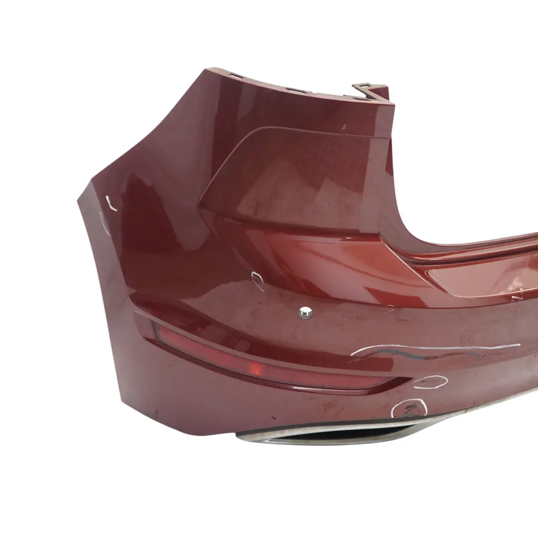 Bumper Rear Trim Panel Cover Cranberry Red Metallic - A3R to Volkswagen VW Golf SV with Part number 510807417T Volkswagen VW Golf SV Bumper Rear Trim Panel Cover Cranberry Red Metallic - A3R - SKU 510807417T-CRE - Part number 510807417T