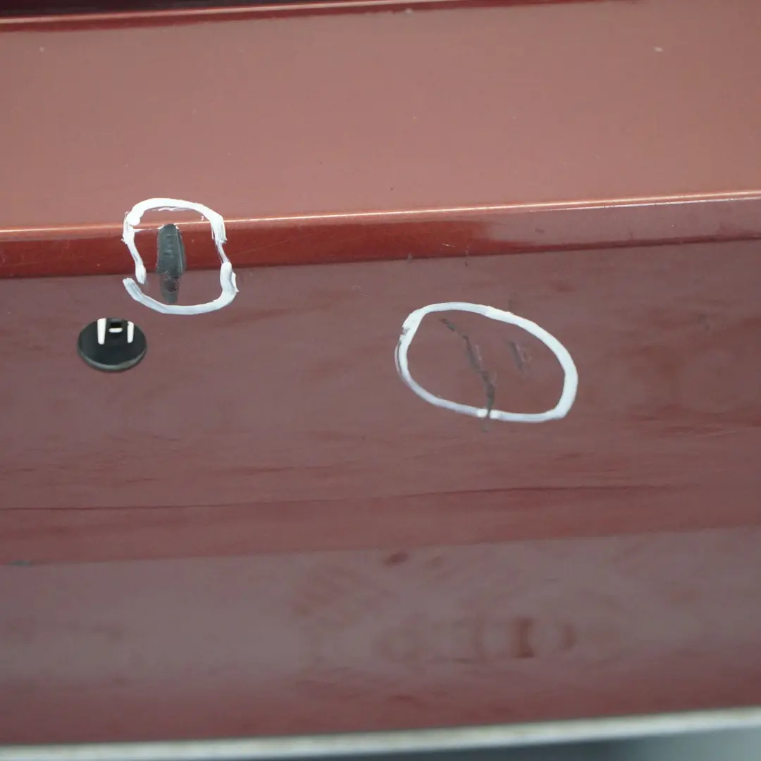 Bumper Rear Trim Panel Cover Cranberry Red Metallic - A3R to Volkswagen VW Golf SV with Part number 510807417T Volkswagen VW Golf SV Bumper Rear Trim Panel Cover Cranberry Red Metallic - A3R - SKU 510807417T-CRE - Part number 510807417T