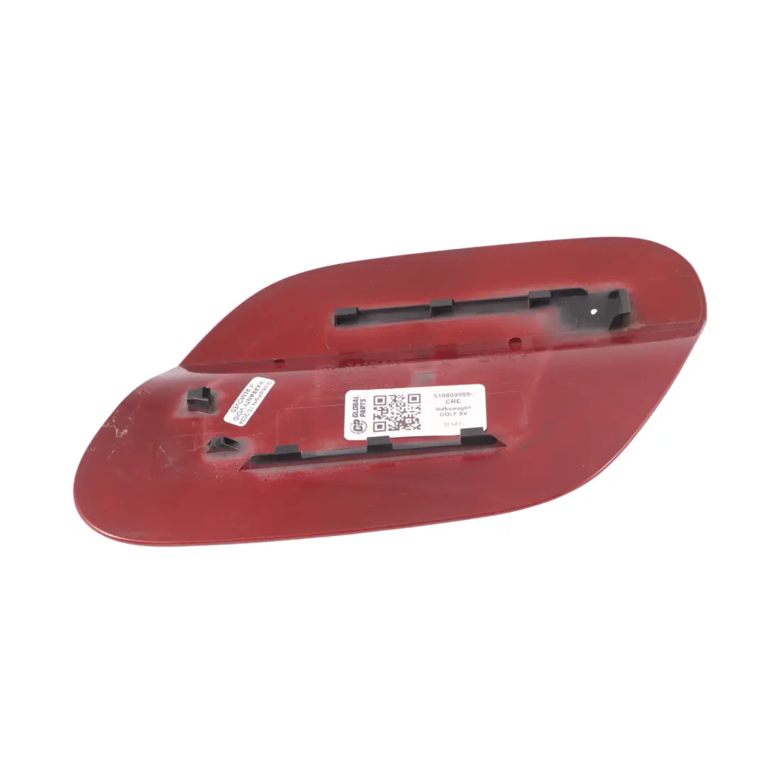 Trappe remplissage carburant Cranberry Red A3R pour VW Golf Sportsvan à propos du numéro de pièce 510809909 VW Golf Sportsvan Trappe remplissage carburant Cranberry Red A3R - SKU 510809909-CRE - Numéro de pièce 510809909