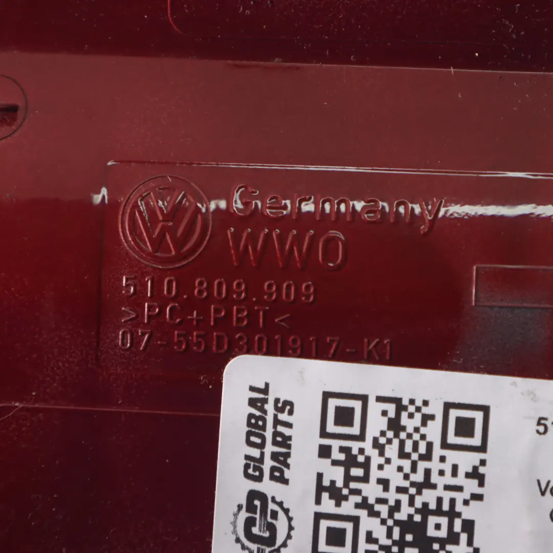 VW Volkswagen Golf Sportsvan Fuel Filler Flap Cranberry Red A3R - SKU 510809909-CRE - Part number 510809909