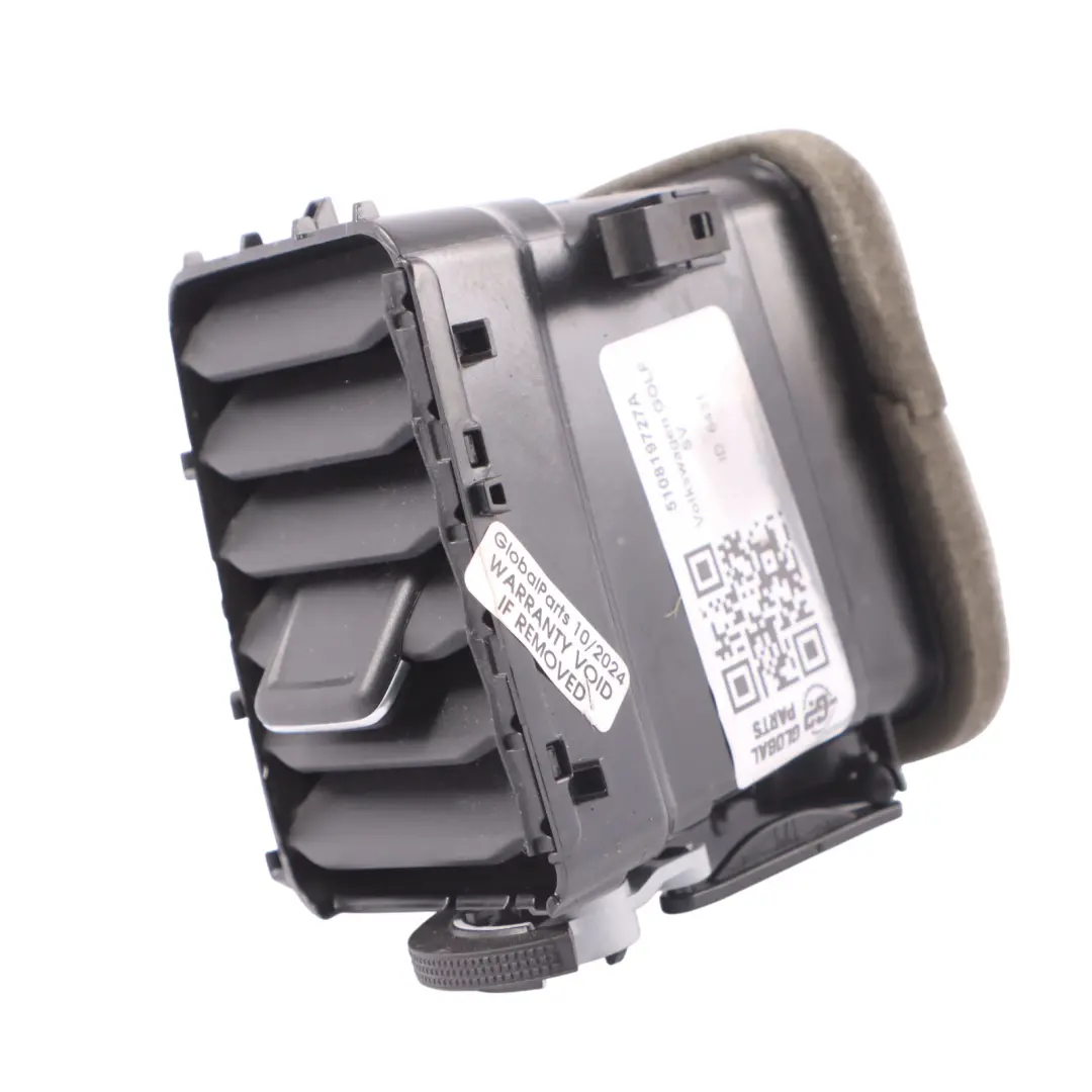 Dashboard Centre Air Vent Left N/S to VW Volkswagen Golf Sportsvan with Part number 510819727A VW Volkswagen Golf Sportsvan Dashboard Centre Air Vent Left N/S - SKU 510819727A - Part number 510819727A
