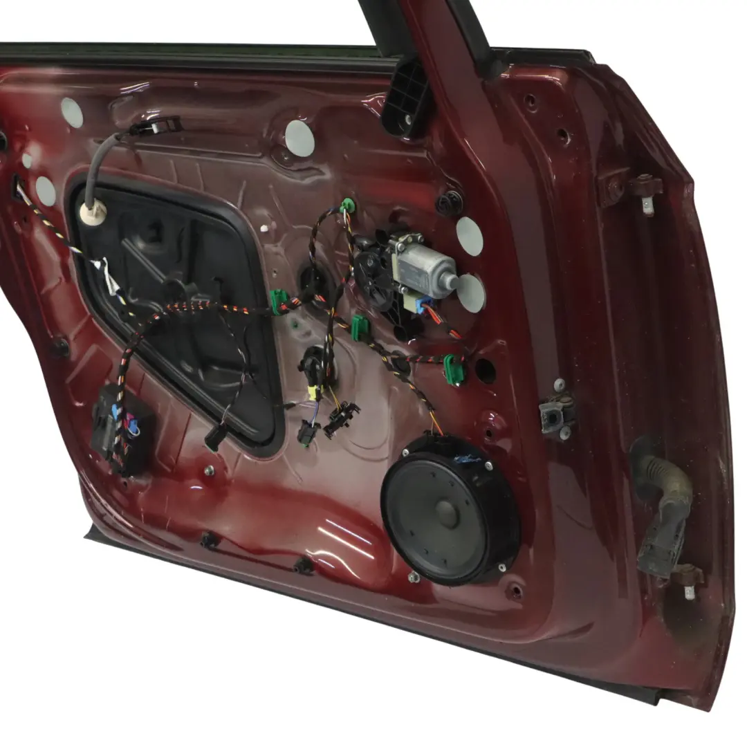 Volkswagen VW Golf SV Porta anteriore sinistra laterale Cranberry Red - A3R - SKU 510831055Q-CRE - Numero di parte 510831055Q