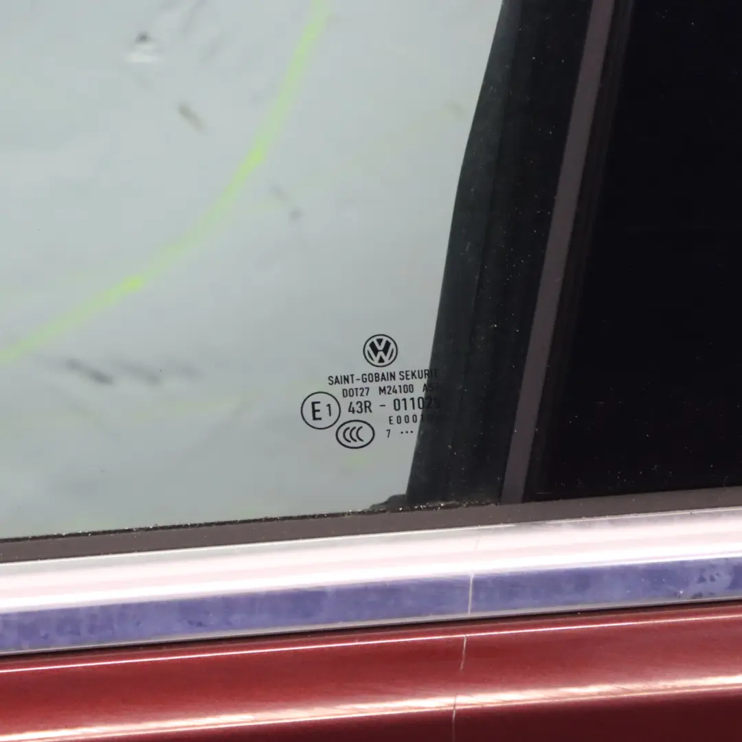 Door Front Left N/S Side Door Cranberry Red - A3R to Volkswagen VW Golf SV with Part number 510831055Q Volkswagen VW Golf SV Door Front Left N/S Side Door Cranberry Red - A3R - SKU 510831055Q-CRE - Part number 510831055Q