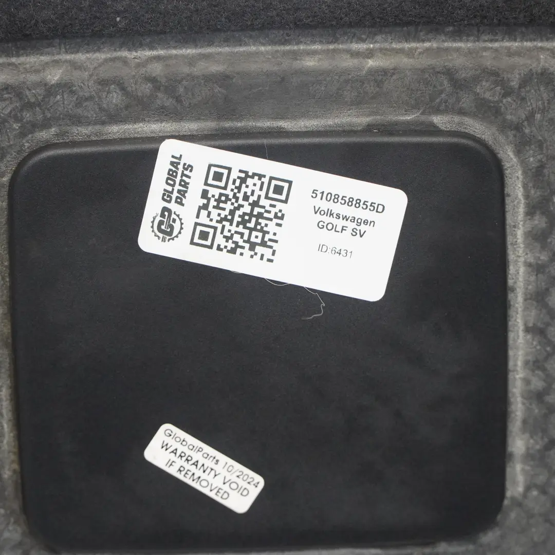 Volkswagen Golf Sportsvan Maletero Piso Alfombra Maletero - SKU 510858855D - Número de pieza 510858855D