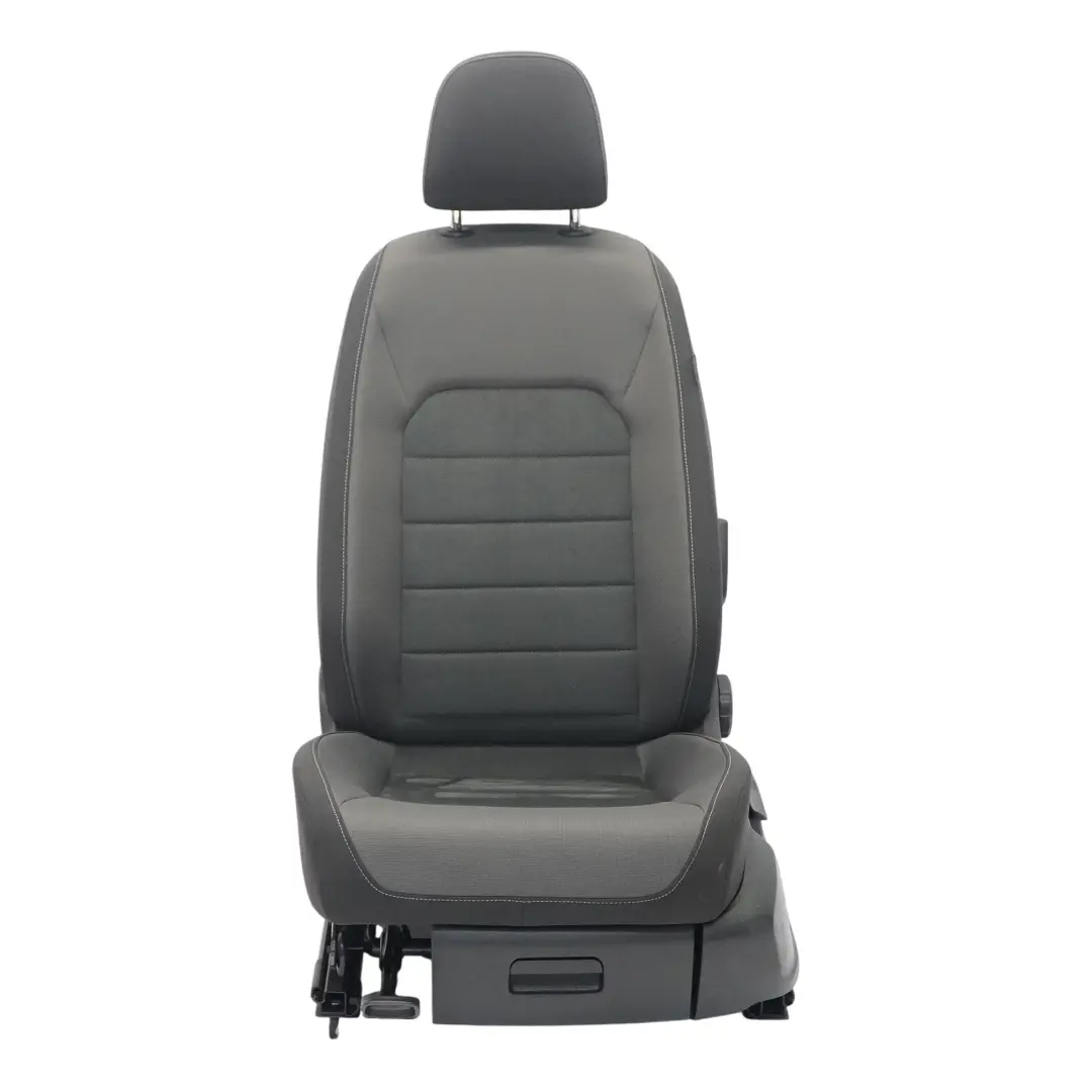 Asiento Delantero Izquierdo Tela Alcantara Negro Cuarzo para VW Golf Sportsvan con número de pieza 510881805FF VW Golf Sportsvan Asiento Delantero Izquierdo Tela Alcantara Negro Cuarzo - SKU 510881805FF-1 - Número de pieza 510881805FF