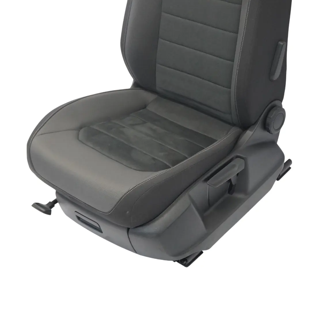 Siège Avant Gauche Tissu Alcantara Noir Quartz pour Volkswagen Golf Sportsvan à propos du numéro de pièce 510881805FF Volkswagen Golf Sportsvan Siège Avant Gauche Tissu Alcantara Noir Quartz - SKU 510881805FF-1 - Numéro de pièce 510881805FF