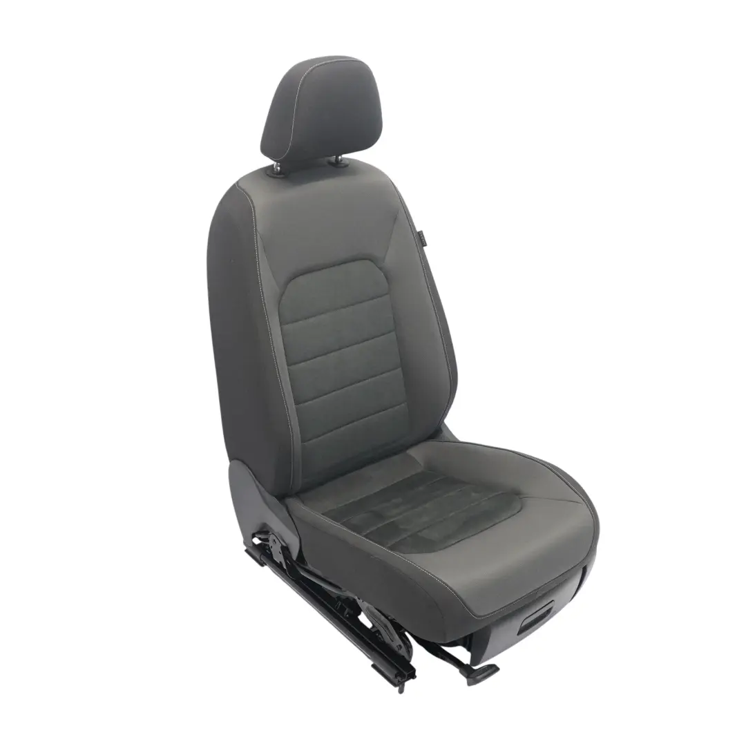 Volkswagen Golf Sportsvan Seat Front Left N/S Fabric Alcantara Black Quartz - SKU 510881805FF-1 - Part number 510881805FF
