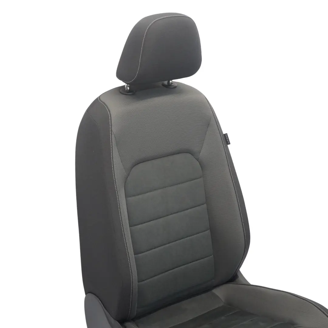 Volkswagen Golf Sportsvan Seat Front Left N/S Fabric Alcantara Black Quartz - SKU 510881805FF-1 - Part number 510881805FF