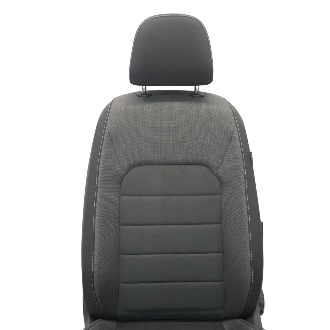 Volkswagen Golf Sportsvan Seat Front Left N/S Fabric Alcantara Black Quartz - SKU 510881805FF-1 - Part number 510881805FF