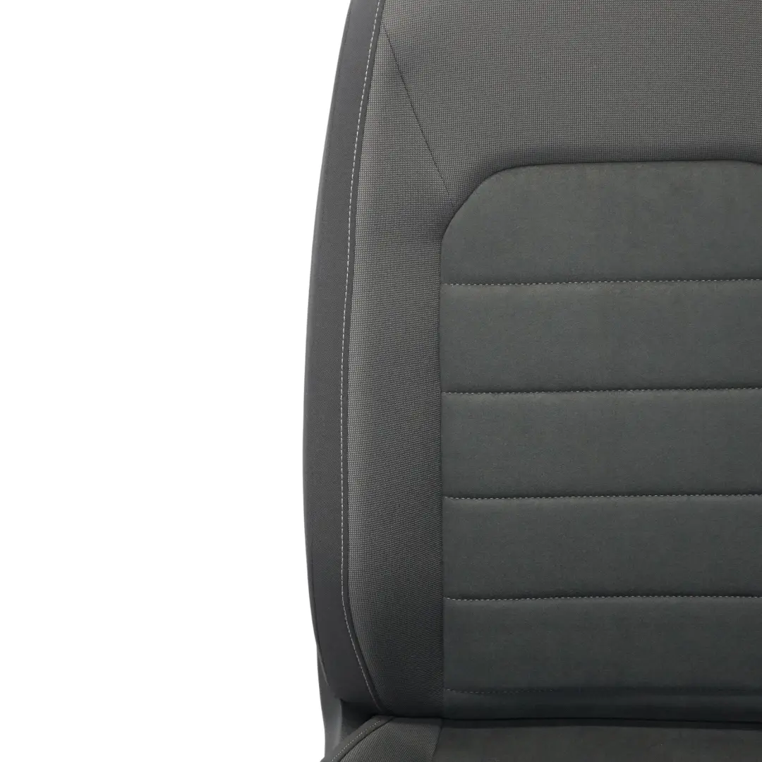 Front Left N/S Fabric Alcantara Black Quartz to Volkswagen Golf Sportsvan Seat with Part number 510881805FF Volkswagen Golf Sportsvan Seat Front Left N/S Fabric Alcantara Black Quartz - SKU 510881805FF-1 - Part number 510881805FF