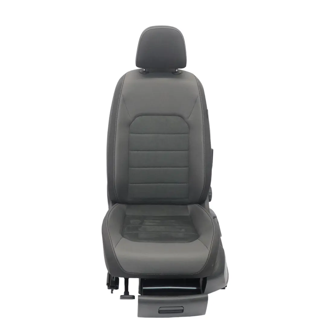 Asiento Delantero Izquierdo Tela Alcantara Negro Cuarzo para VW Golf Sportsvan con número de pieza 510881805FF VW Golf Sportsvan Asiento Delantero Izquierdo Tela Alcantara Negro Cuarzo - SKU 510881805FF-1 - Número de pieza 510881805FF