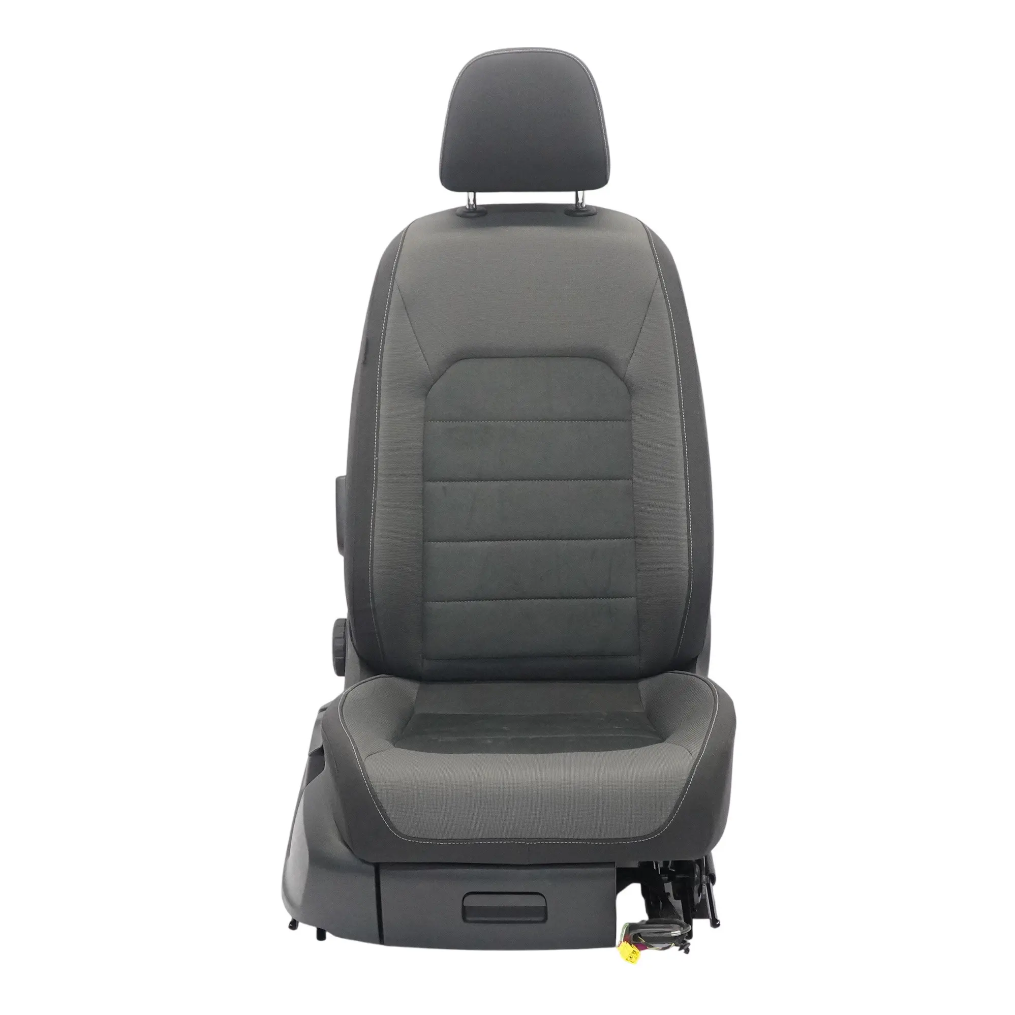 Volkswagen Golf Sportsvan Seat Front Right O/S Fabric Alcantara Black Quartz
