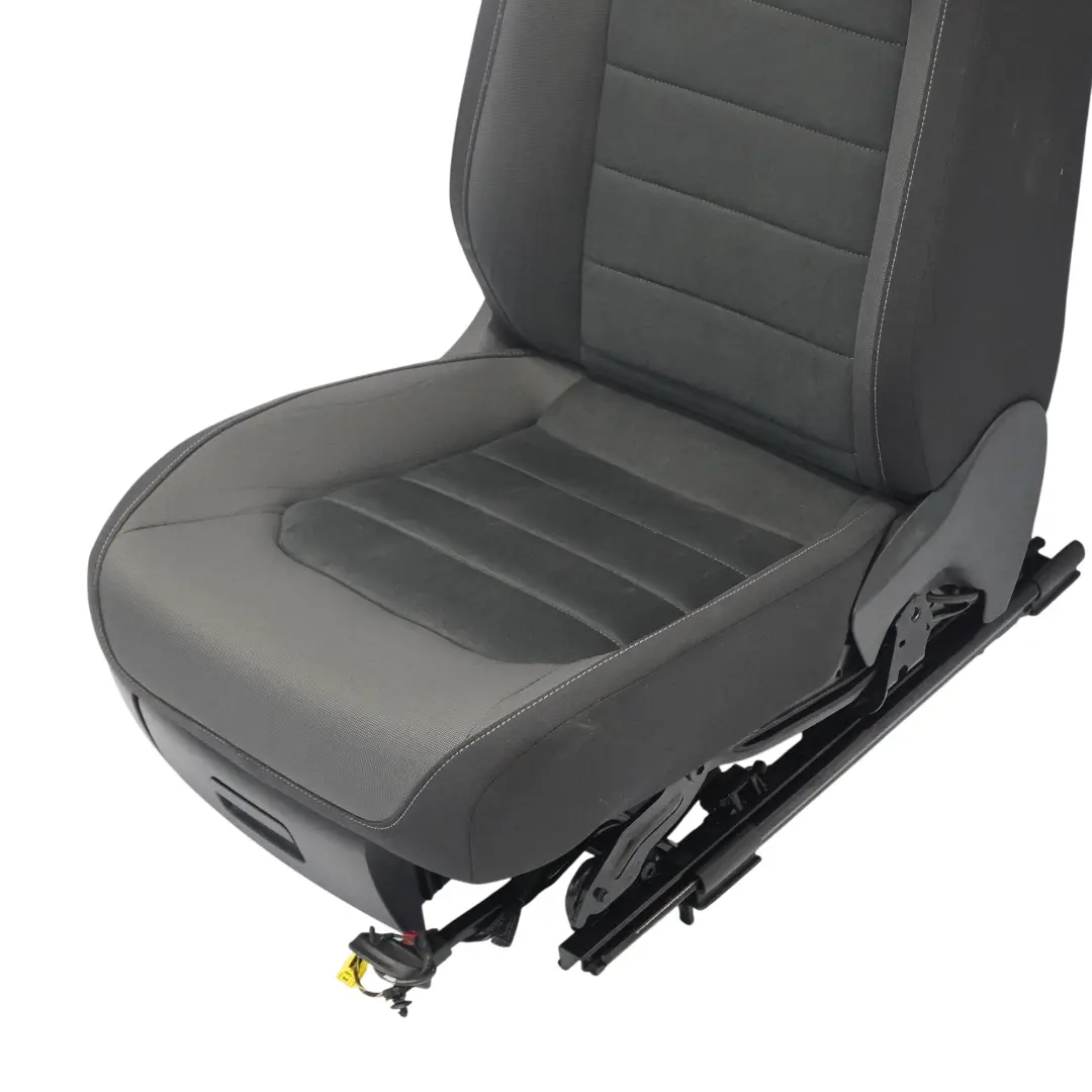 Front Right O/S Fabric Alcantara Black Quartz to Volkswagen Golf Sportsvan Seat with Part number 510881806FF-1 Volkswagen Golf Sportsvan Seat Front Right O/S Fabric Alcantara Black Quartz - SKU 510881806FF-1 - Part number 510881806FF-1