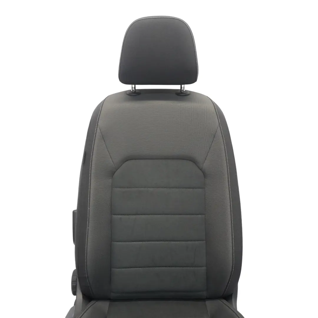 Volkswagen Golf Sportsvan Seat Front Right O/S Fabric Alcantara Black Quartz - SKU 510881806FF-1 - Part number 510881806FF-1