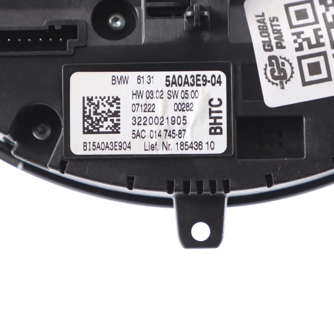 Mini F55 F56 F60 LCI Interruttore radio pannello di controllo - SKU 5A0A3E9 - Numero di parte 5A0A3E9