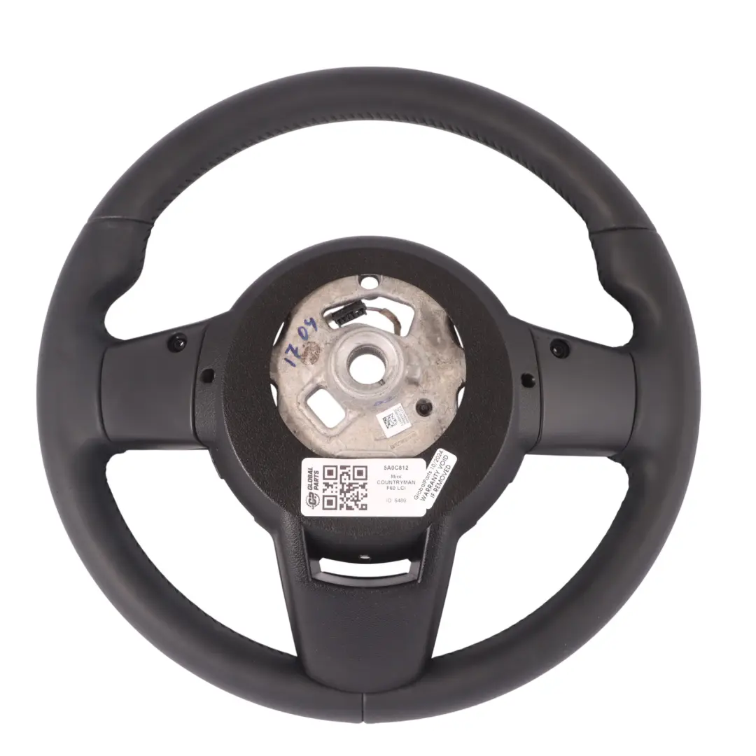 Steering Wheel Sport Mini F54 F55 F56 F57 F60 LCI Black Leather Multifunction to with Part number 5A0C812 Steering Wheel Sport Mini F54 F55 F56 F57 F60 LCI Black Leather Multifunction - SKU 5A0C812 - Part number 5A0C812