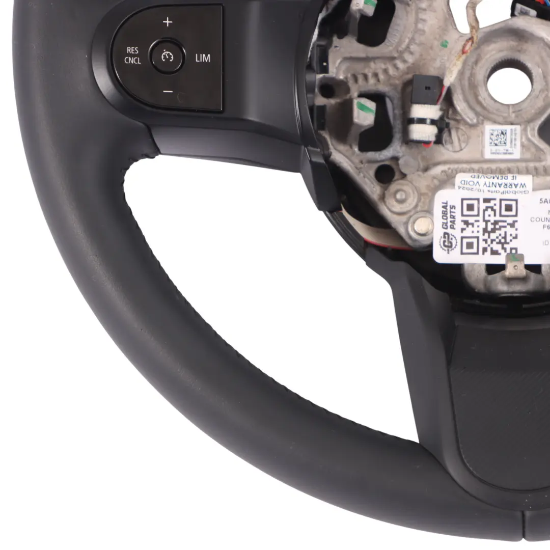 Volante Sportivo Mini F54 F55 F56 F57 F60 LCI in Pelle Nera Multifunzione - SKU 5A0C812 - Numero di parte 5A0C812