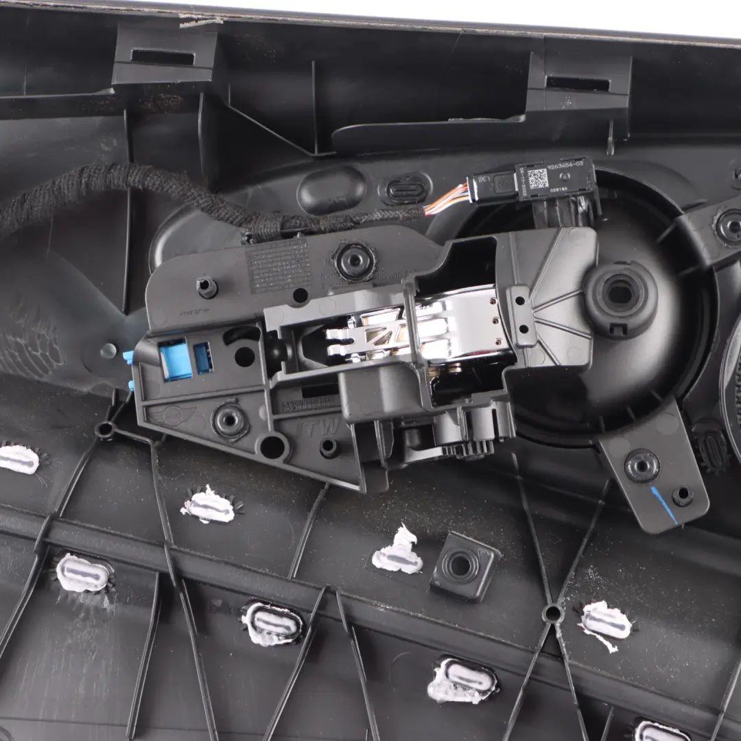 Door Card Front Right O/S Trim Panel Cover Carbon Black to Mini Clubman F54 with Part number 5A272F4 Mini Clubman F54 Door Card Front Right O/S Trim Panel Cover Carbon Black - SKU 5A272F4 - Part number 5A272F4