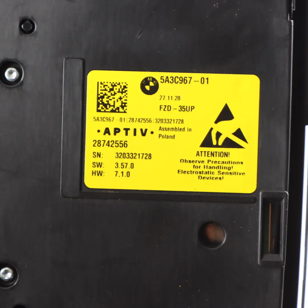 Interior Roof Lighting Switch Unit Lamp Reading Light to BMW X4 F98 G02 with Part number 5A3C967 BMW X4 F98 G02 Interior Roof Lighting Switch Unit Lamp Reading Light - SKU 5A3C967 - Part number 5A3C967