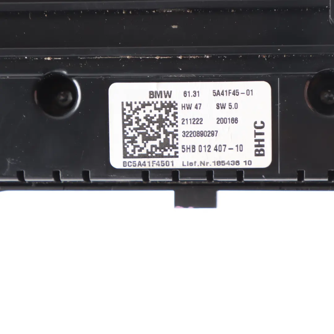 A/C Air Condition Heater Climate Control Switch Unit to Mini F60 with Part number 5A41F45 Mini F60 A/C Air Condition Heater Climate Control Switch Unit - SKU 5A41F45 - Part number 5A41F45