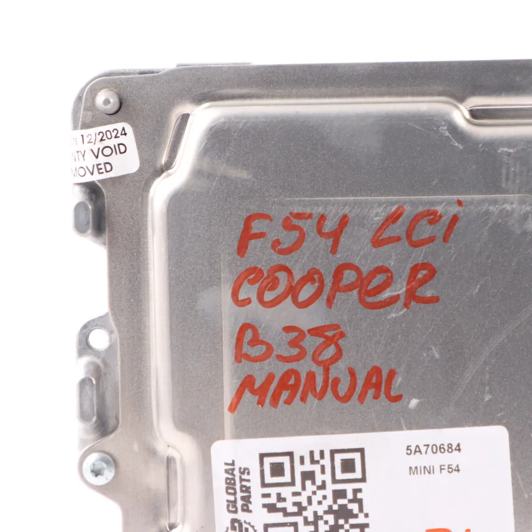 Mini Clubman F54 LCI Cooper B38A15F Engine Control Unit ECU Manual - SKU 5A70684 - Part number 5A70684