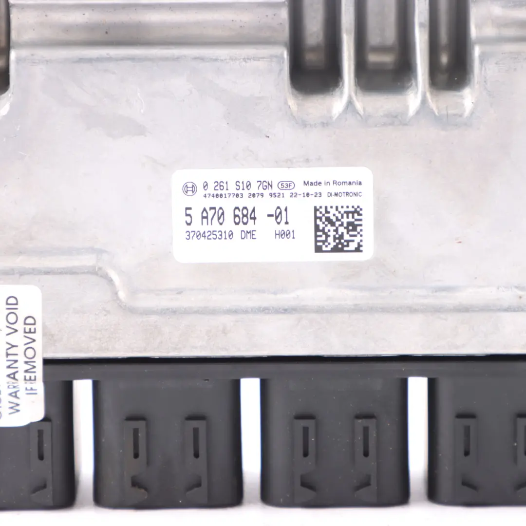 Mini Clubman F54 LCI Cooper B38A15F Engine Control Unit ECU Manual - SKU 5A70684 - Part number 5A70684