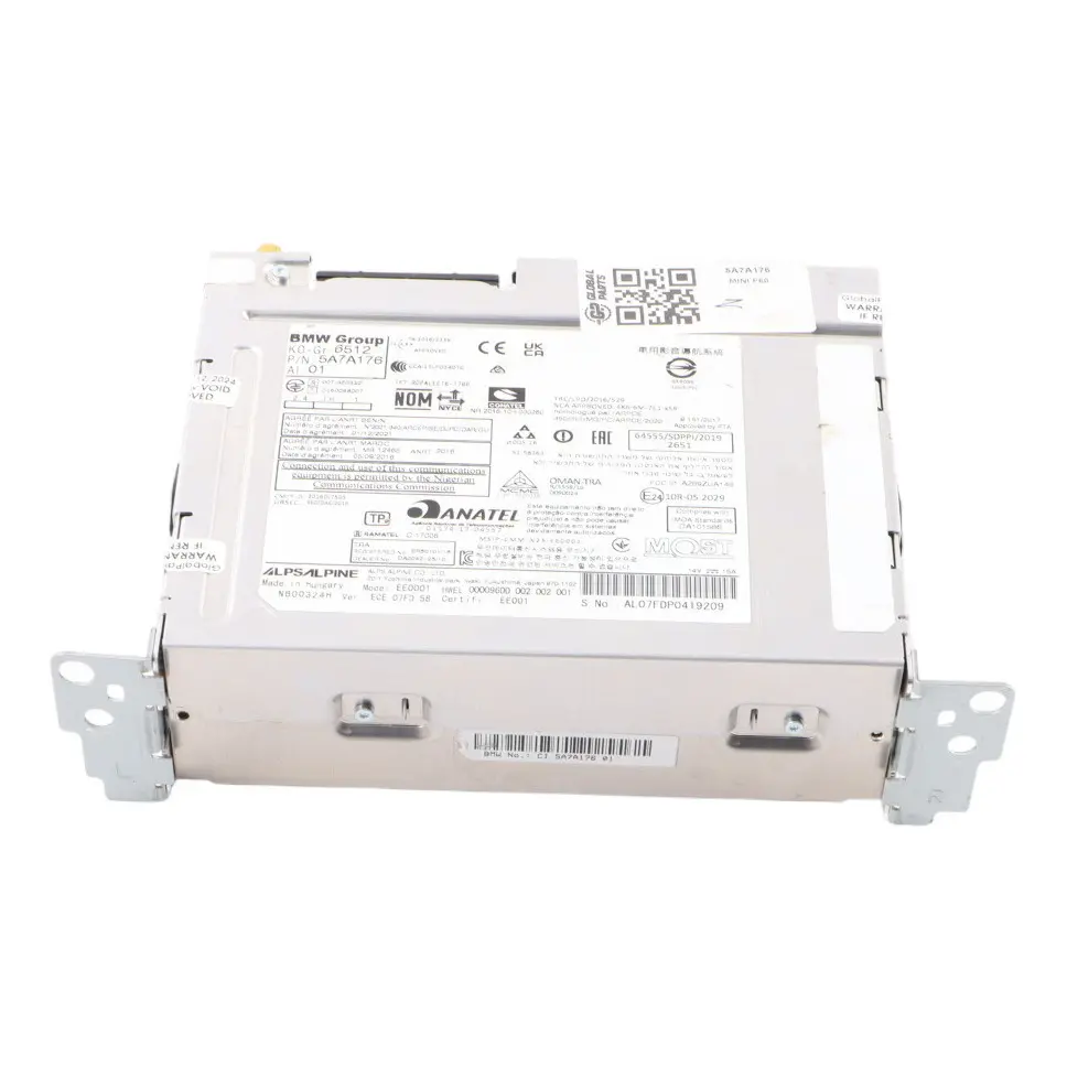 Mini F60 BMW F39 F48 Sat Nav Player Head Unit ECU - SKU 5A7A176 - Part number 5A7A176