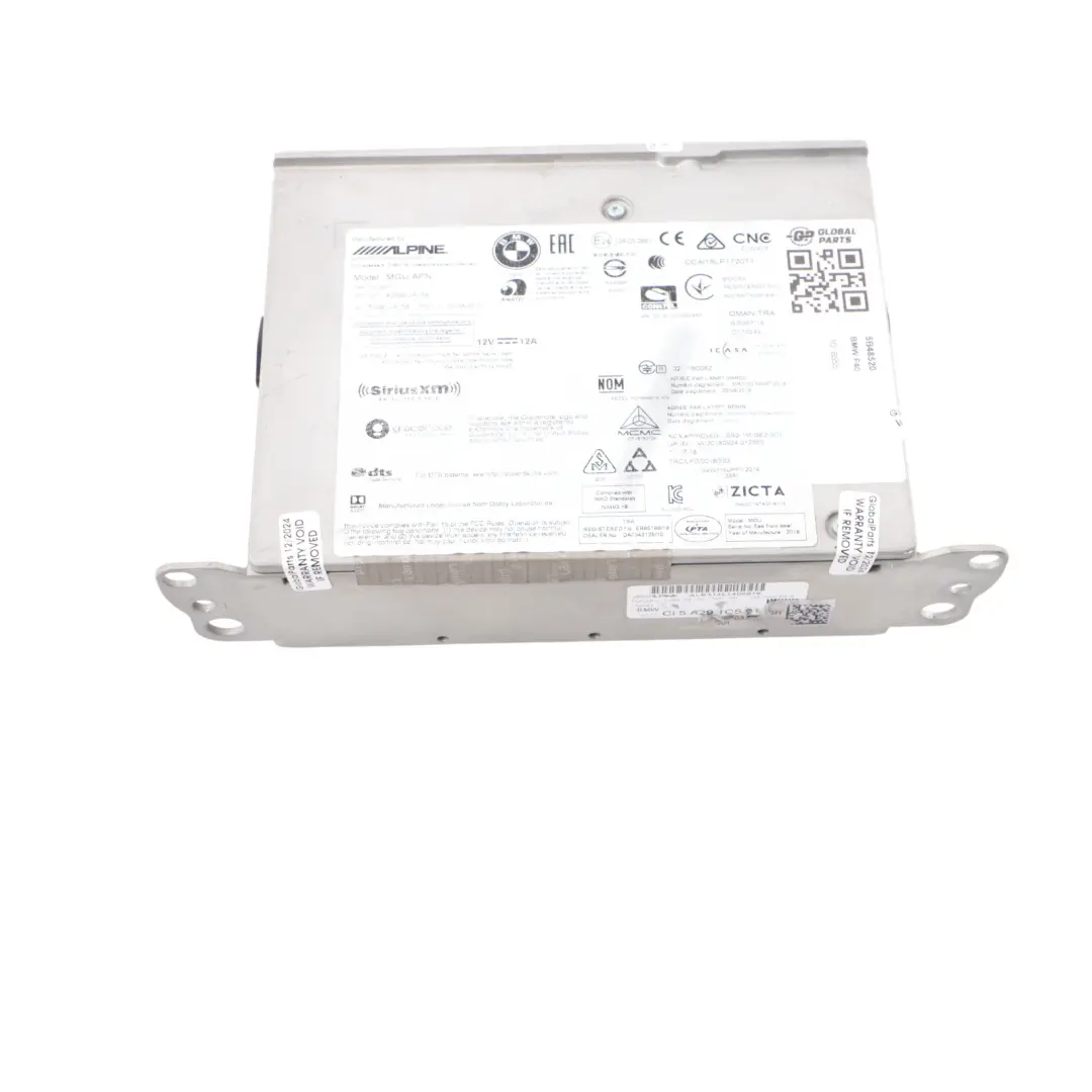  Head Unit BMW F40 F44 Radio Player Navigation Control Module Alpine 5A291C5 - SKU 5B48520 - Part number 5B48520