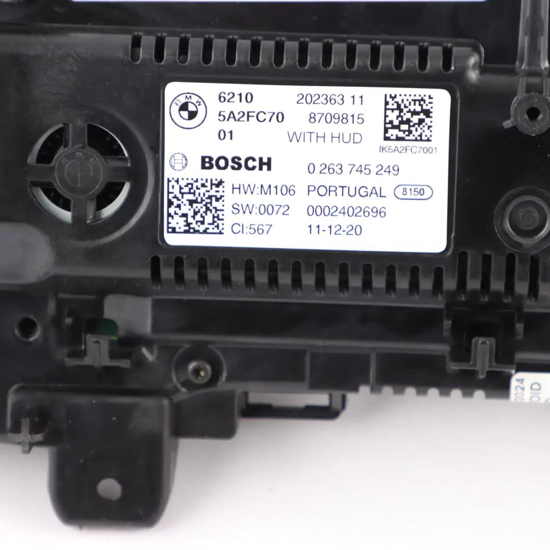 BMW F98 G20 Digital Instrument Cluster Speedo Clocks Display Automatic - SKU 5B4A589 - Part number 5B4A589