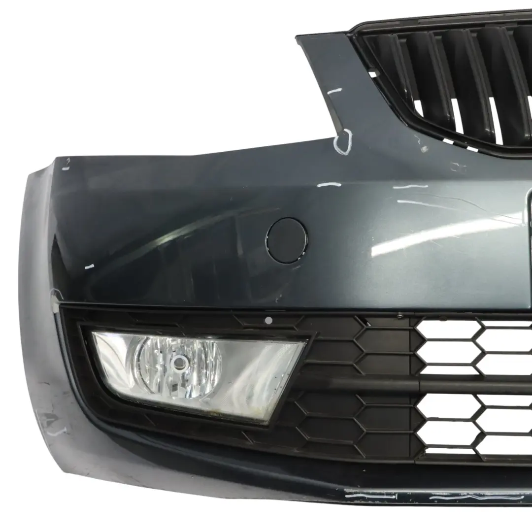 Skoda Octavia III Zderzak Przedni Metal Grey Szary Metalik - F7Y - SKU 5E0807217-MEGR - Numer Części 5E0807217