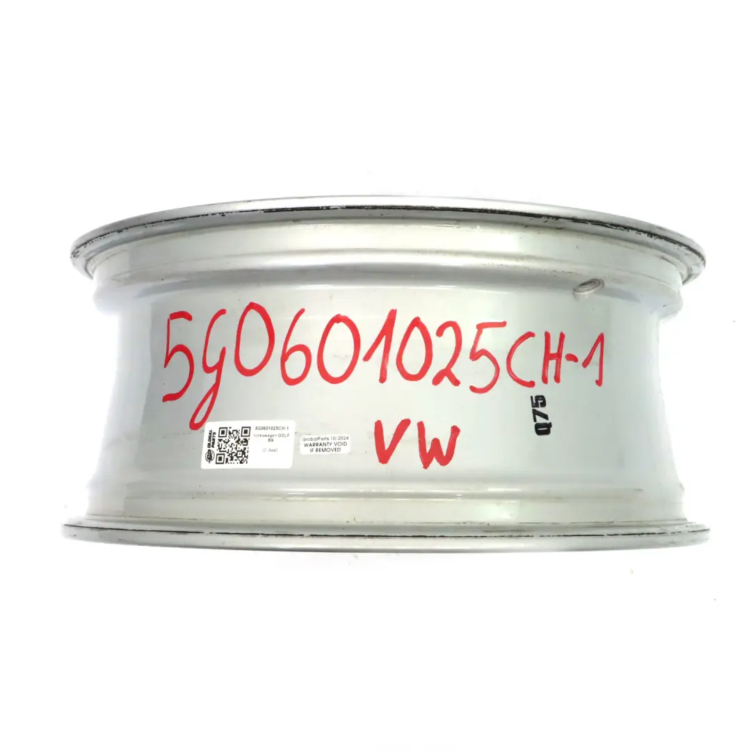  Llanta de aleación Volkswagen Golf Mk7 Plata 17" 7J ET49 5G0601025CH - SKU 5G0601025CH-1 - Número de pieza 5G0601025CH-1
