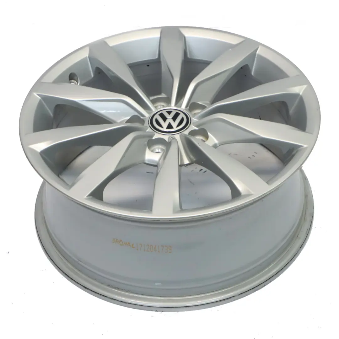  Llanta de aleación Volkswagen Golf Mk7 Plata 17" 7J ET49 5G0601025CH - SKU 5G0601025CH-1 - Número de pieza 5G0601025CH-1