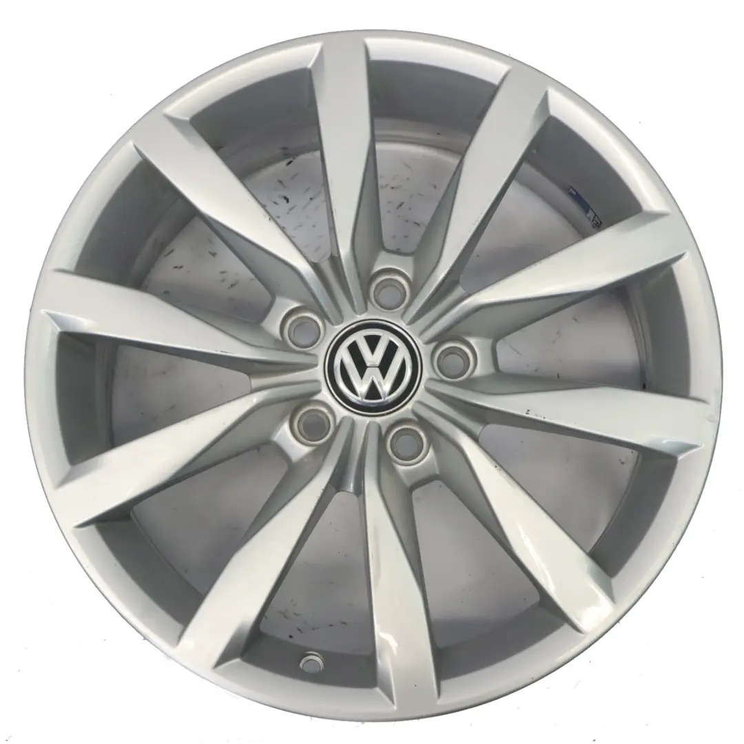 Alloy Wheel Rim 17" 7J ET49 5G0601025CH to Volkswagen Golf Mk7 Silver with Part number 5G0601025CH-3 Volkswagen Golf Mk7 Silver Alloy Wheel Rim 17" 7J ET49 5G0601025CH - SKU 5G0601025CH-3 - Part number 5G0601025CH-3